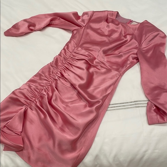 Cinq a Sept Pink Ruched Dress - Picture 5 of 9